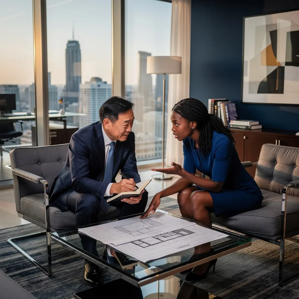 Przestrzeń do pracy z zastosowaniem inteligentnych rozwiązań technologicznych.